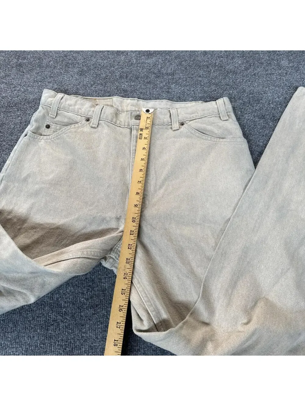 Vintage Levi’s 550 Jeans 36x36 Orange Tab Earth Tone Brown Fade Natural Stone